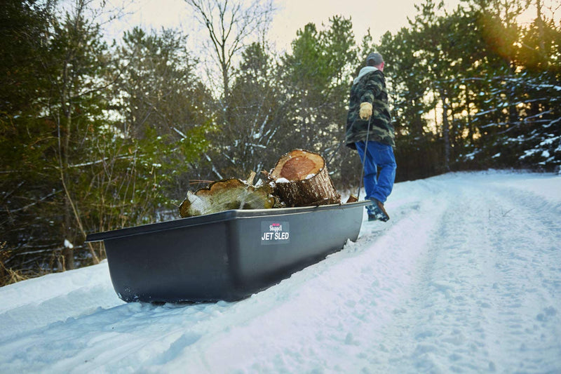 Shappell Jet Ice Fishing Sled, Large Heavy-Duty Multi-Purpose Utility Sleds for Hauling Fire Wood, Deer, Duck Hunting, Fishing Gear, Supplies, and Accessories Sporting Goods > Outdoor Recreation > Winter Sports & Activities Shappell   