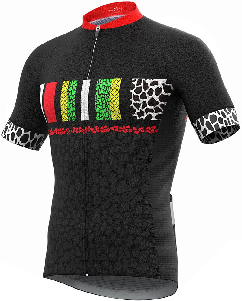 Men'S Short/Long Sleeve Cycling Jersey Full Zip Moisture Wicking, Breathable Running Top - Bike Shirt Sporting Goods > Outdoor Recreation > Cycling > Cycling Apparel & Accessories 4ucycling   