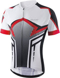 BALEAF Men'S Cycling Jersey Short Sleeve Bike Shirts 4 Pockets Road Biking Tops Full Zip Clothing MTB Breathable UPF 50+
