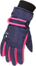 Gloves Mitten Winter Outdoor Boys Girls Snow Skating Snowboarding Windproof Mittens for Women Cold Weather Heated Winter Sporting Goods > Outdoor Recreation > Boating & Water Sports > Swimming > Swim Gloves Bmisegm Blue One Size 