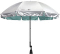 Prospo Beach Chair Umbrella with Universal Adjustable Clamp, UV Protection Sunshade Umbrella for Outdoor, Strollers, Wheelchairs, Patio Chairs, Bleacher, and Golf Carts Home & Garden > Decor > Picture Frames Prospo Light Blue/Silver  