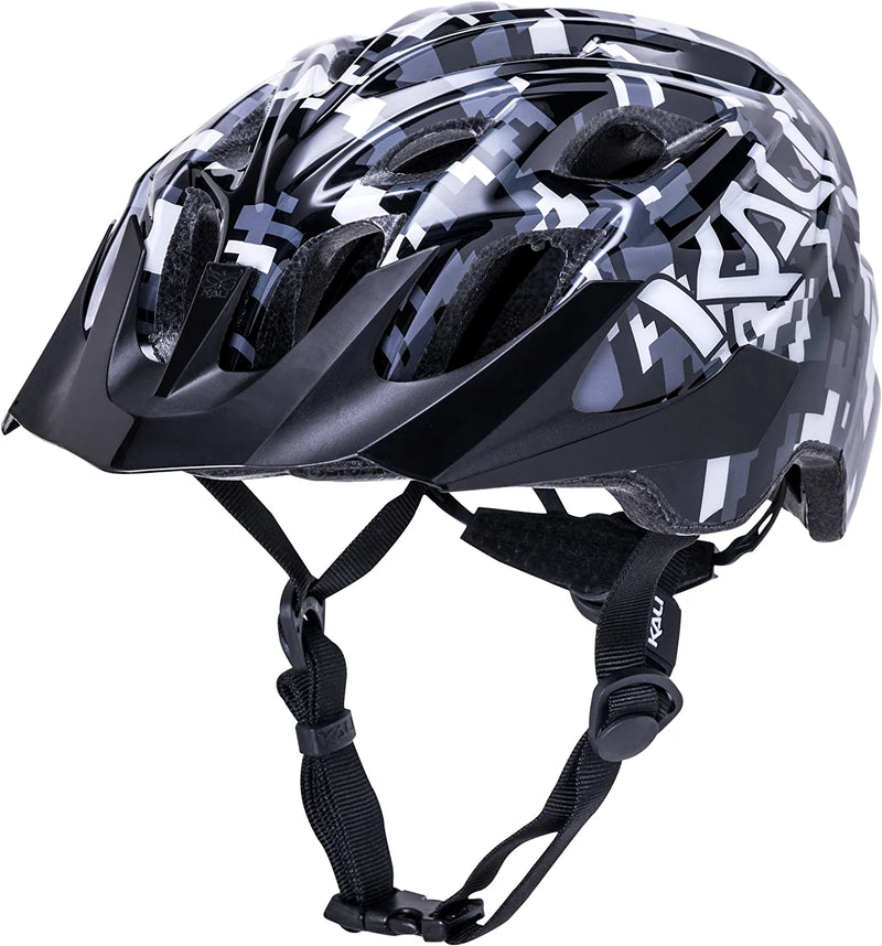 Kali Protectives Chakra Youth Bicycle Helmet; Mountain In-Mould Mountain Bike Helmet Equipped with an Integrated Visor; Dial Fit Closure System; with 21 Vents Sporting Goods > Outdoor Recreation > Cycling > Cycling Apparel & Accessories > Bicycle Helmets Kali Protectives Black Universal Youth 