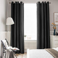 Melodieux 100% Blackout Velvet Curtains for Bedroom Living Room - Super Soft - Thermal Insulated Drapes with Black Liner, 52 by 63 Inch, Green (2 Panels) Home & Garden > Decor > Window Treatments > Curtains & Drapes Melodieux Black 52x63 Inch 