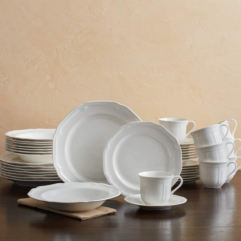 Mikasa Antique White 40-Piece Dinnerware Set, Service for 8 Home & Garden > Kitchen & Dining > Tableware > Dinnerware Mikasa   