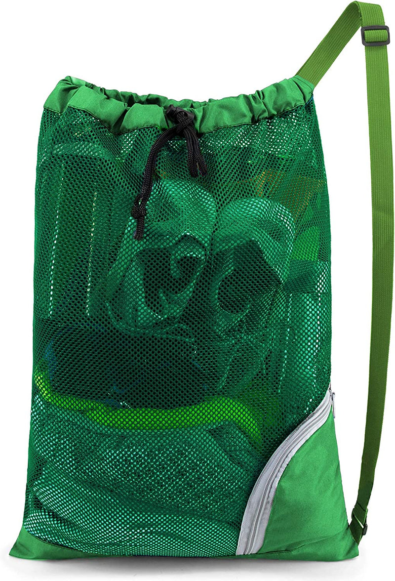 Beegreen Drawstring Backpack for Men Women Athletic Gym Sports Workout Beach Swim Sporting Goods > Outdoor Recreation > Boating & Water Sports > Swimming BeeGreen Light Green  