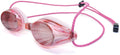 Resurge Sports anti Fog Racing Swimming Goggles with Quick Adjust Bungee Strap Sporting Goods > Outdoor Recreation > Boating & Water Sports > Swimming > Swim Goggles & Masks Resurge Sports Pink Mirrored  