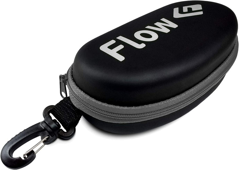 Flow Swim Goggle Case - Protective Case for Swimming Goggles with Bag Clip for Backpack Sporting Goods > Outdoor Recreation > Boating & Water Sports > Swimming > Swim Goggles & Masks Flow Swim Gear Silver  