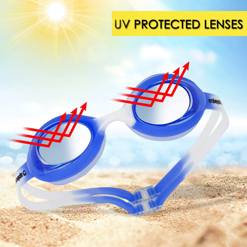 Splaqua Kids Swim Goggles - UV Protection, Anti-Fog Lenses & Adjustable Strap Sporting Goods > Outdoor Recreation > Boating & Water Sports > Swimming > Swim Goggles & Masks Splaqua   