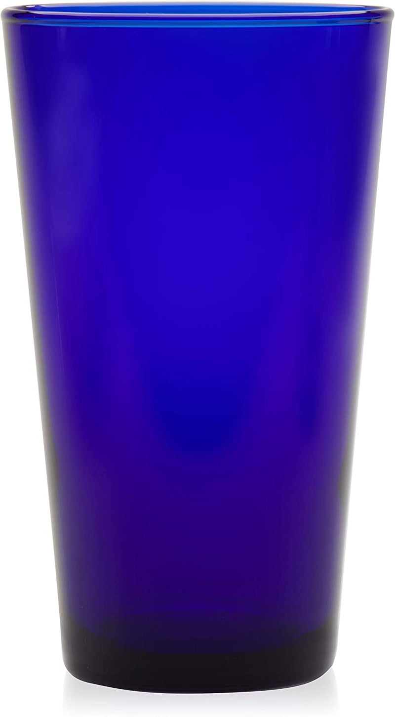 Libbey Cobalt Flare Tumbler Glasses, 17.25-Ounce, Set of 8 Home & Garden > Kitchen & Dining > Tableware > Drinkware Libbey   