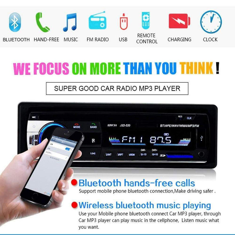 1DIN In-Dash Car Radios Stereo Remote Control Digital Bluetooth Vehicles & Parts > Vehicle Parts & Accessories > Motor Vehicle Electronics KOL DEALS   