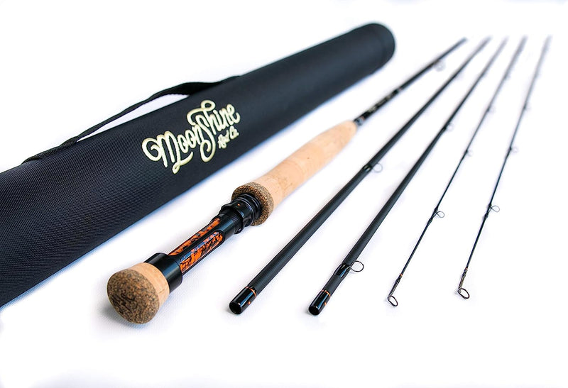 Moonshine Rod Co. the Epiphany II ESN Fly Rod with Extra Tip Sporting Goods > Outdoor Recreation > Fishing > Fishing Rods Moonshine Rod Company .300 Blackout - 3wt 10' 6" 4pc  