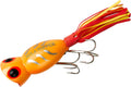 Arbogast Hula Popper Topwater Bass Fishing Lure Sporting Goods > Outdoor Recreation > Fishing > Fishing Tackle > Fishing Baits & Lures Pradco Outdoor Brands Yellow 2", 3/8 oz 