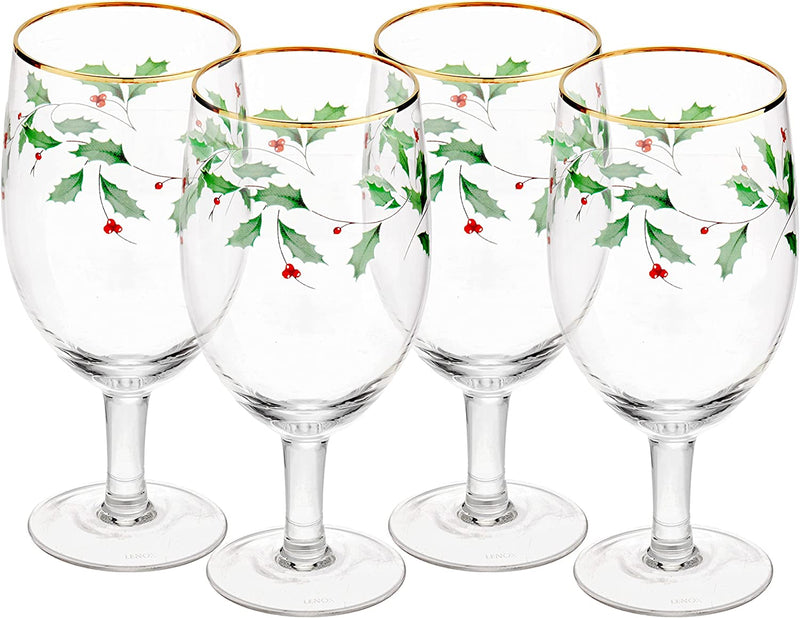 Lenox Holiday 4-Piece Iced Beverage Glass Set Home & Garden > Kitchen & Dining > Tableware > Drinkware Lenox   
