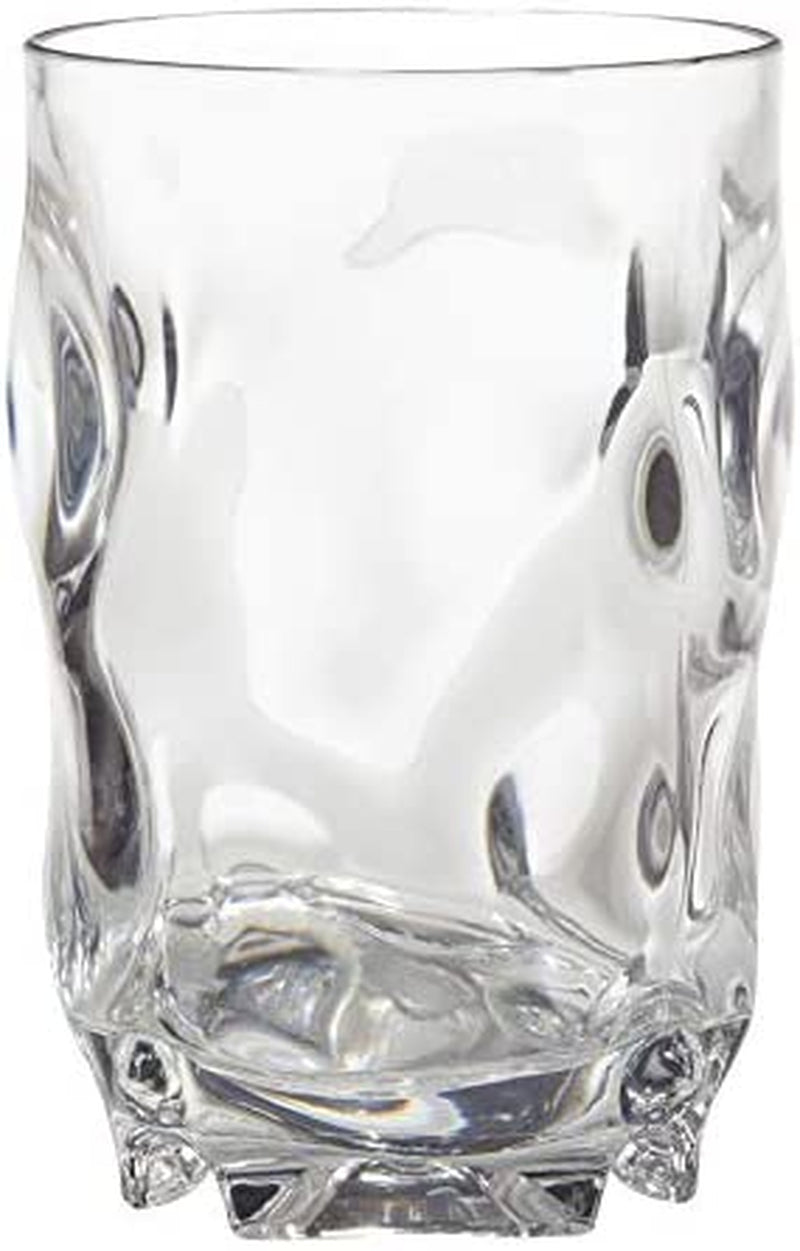 GET Shatterproof Old Fashioned Rocks / Whiskey Glasses, 12 Ounce, Clear (Set of 4)