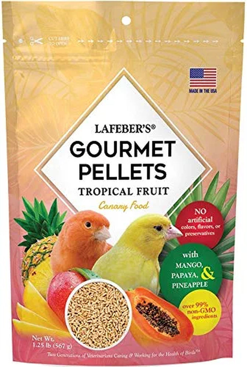 LAFEBER'S Premium Daily Diet Pellets Pet Bird Food, Made with Non-Gmo and Human-Grade Ingredients, for Canaries, 1.25 Lb Animals & Pet Supplies > Pet Supplies > Bird Supplies > Bird Food Lafeber Company Tropical Fruit 1.25 Pound (Pack of 1) 