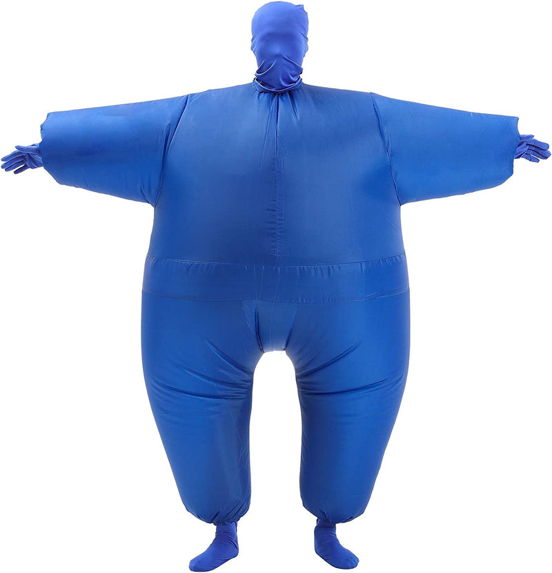IHGYT Inflatable Masquerade Costume Full Body Suit Air Blow up Costumes Jumpsuit Suit  IHGYT Blue  
