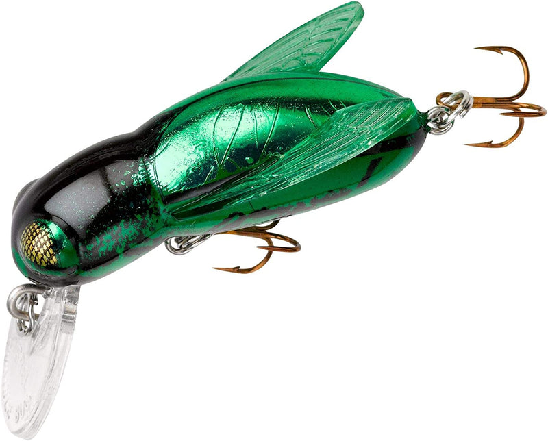 Rebel Lures Bumble Bug Topwater / Crankbait Fishing Lure, 1 1/2 Inch, 7/64 Ounce Sporting Goods > Outdoor Recreation > Fishing > Fishing Tackle > Fishing Baits & Lures Pradco Outdoor Brands June Bug 1 1/2-Inch 