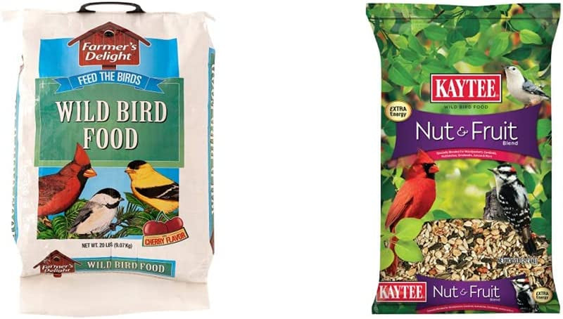 Wagner'S 53002 Farmer'S Delight Wild Bird Food with Cherry Flavor, 10-Pound Bag Animals & Pet Supplies > Pet Supplies > Bird Supplies > Bird Food Wagner's Wild Bird Food + Fruit Seed Blend 20-Pound Bag 