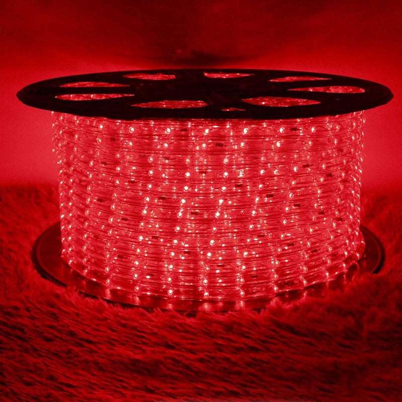LED Rope Lights 110V Waterproof Connectable String Lights for Indoor Outdoor Garden Decorative Lighting Green Home & Garden > Decor > Seasonal & Holiday Decorations LamQee 100FT (2 x 50FT) Red 