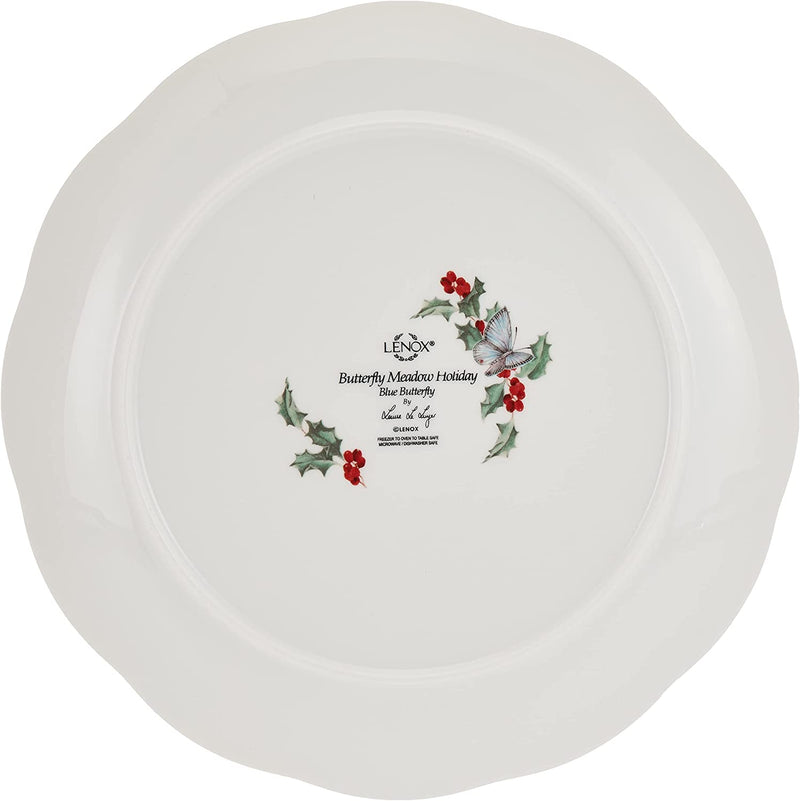 Lenox Butterfly Meadow Holiday 12-Piece Dinnerware Set, 16.60 LB, Red & Green Home & Garden > Kitchen & Dining > Tableware > Dinnerware LENOX   