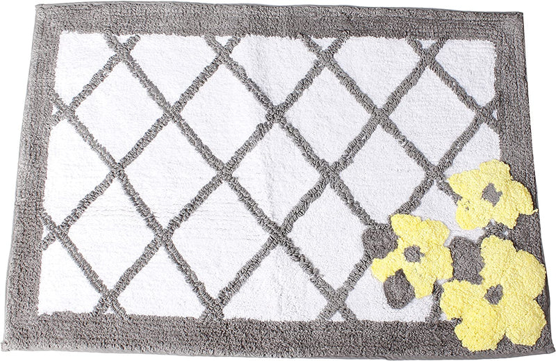 SKL HOME by Saturday Knight Ltd. - P0758000805103 Spring Garden Bath Towel, White, Bath Towel - Embroidered Home & Garden > Linens & Bedding > Towels SKL Home Rug  