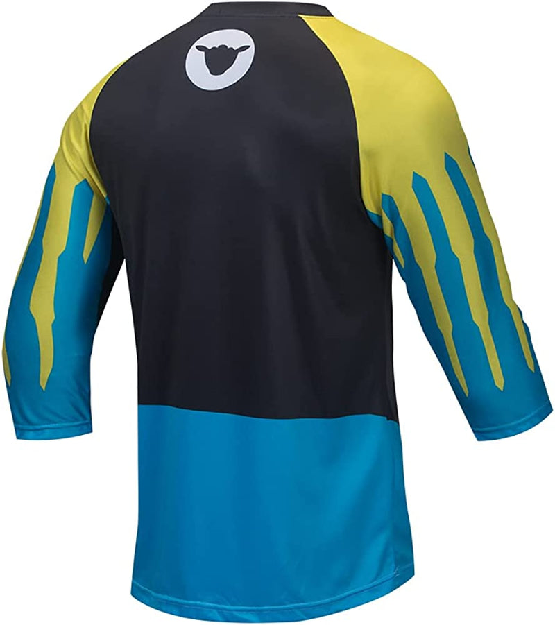 Men'S MTB Jersey Long Sleeve Mountain Bike Shirt Bicycle Cycling Tops Quick Dry&Moisture-Wicking Sporting Goods > Outdoor Recreation > Cycling > Cycling Apparel & Accessories KOL DEALS   