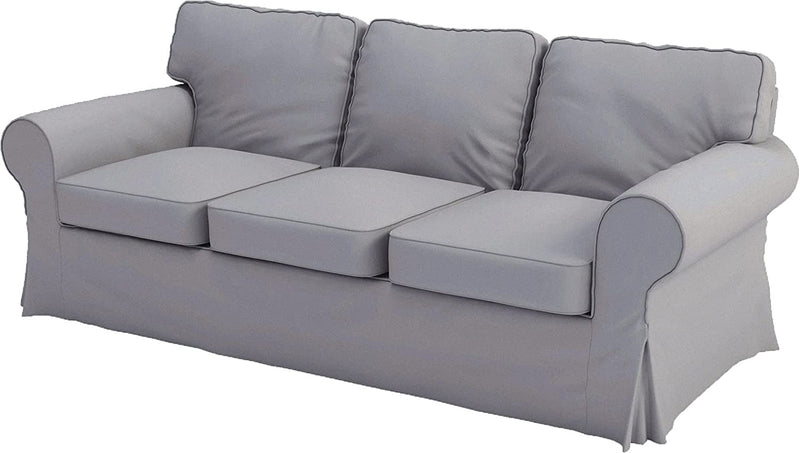 Custom Slipcover Replacement Cotton Ektorp Loveseat Cover Replacement Is Made Compatible for IKEA Ektorp Loveseat Sofa Slipcover(Coffee Loveseat) Home & Garden > Decor > Chair & Sofa Cushions Custom Slipcover Replacement Polyester Gray Sofa  