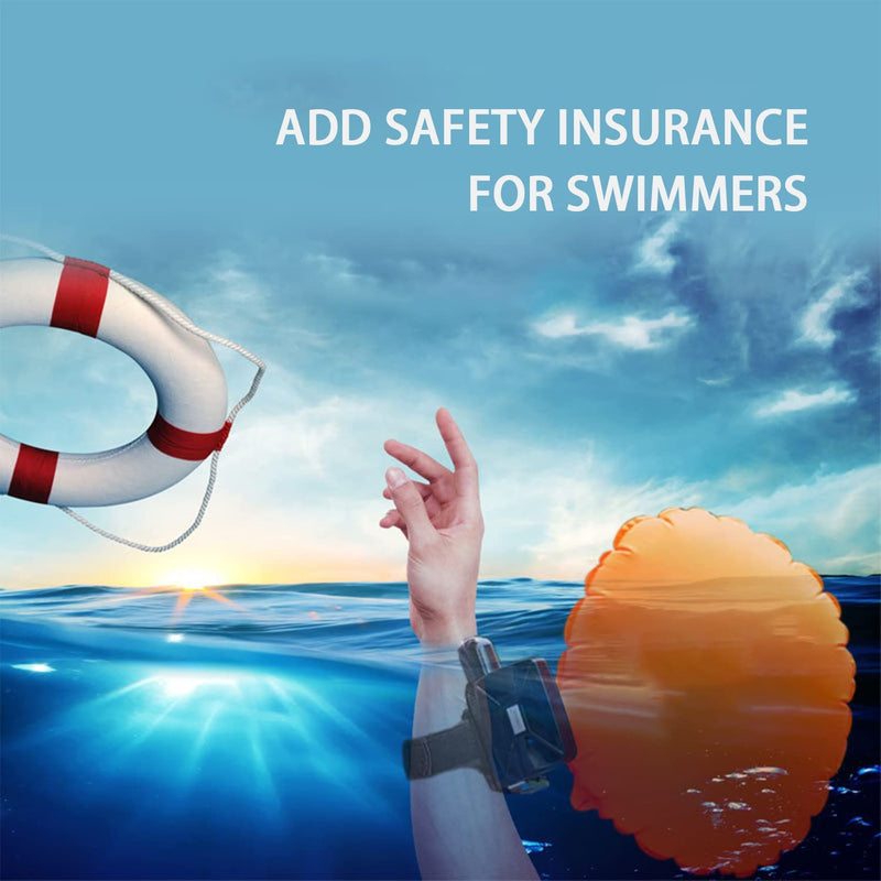 Swimming Anti-Drowning Bracelet, Saving Bracelet Water Swimming Emergency Life Saving Wristband Floating Self Help Inflatable Equipment for Adults and Kids Sporting Goods > Outdoor Recreation > Boating & Water Sports > Swimming SOOMILE   