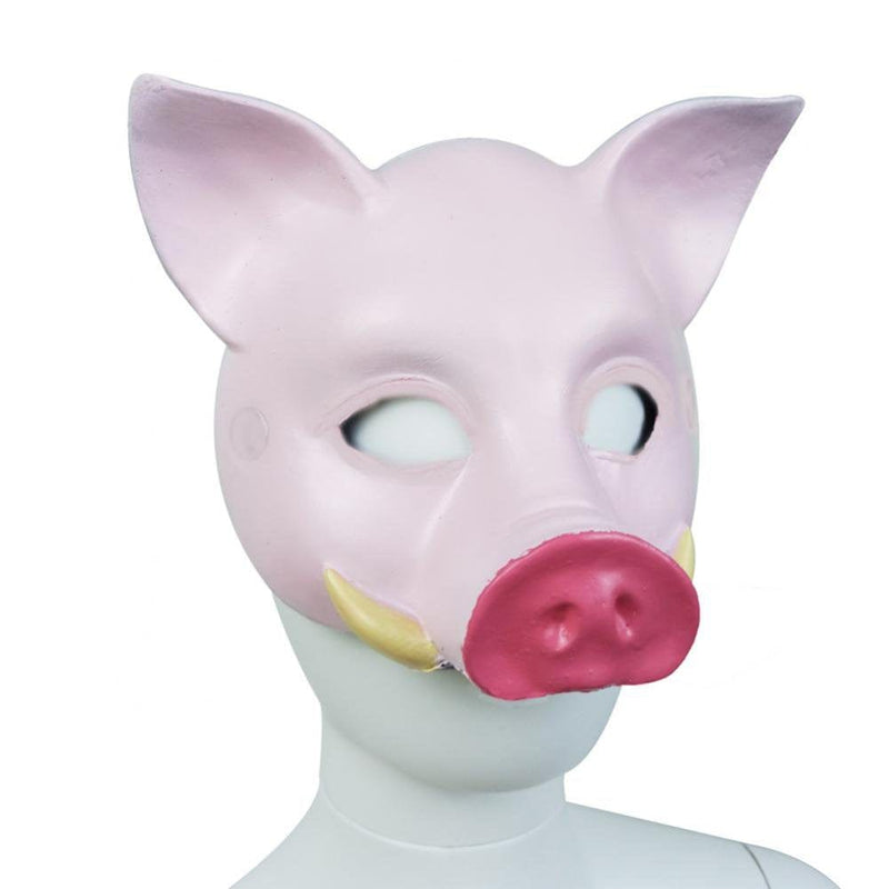 1Pc Kids Halloween Pig Head Masks Children Halloween Cosplay Prop Party Carnival Pig Cosplay Apparel & Accessories > Costumes & Accessories > Masks EFINNY   