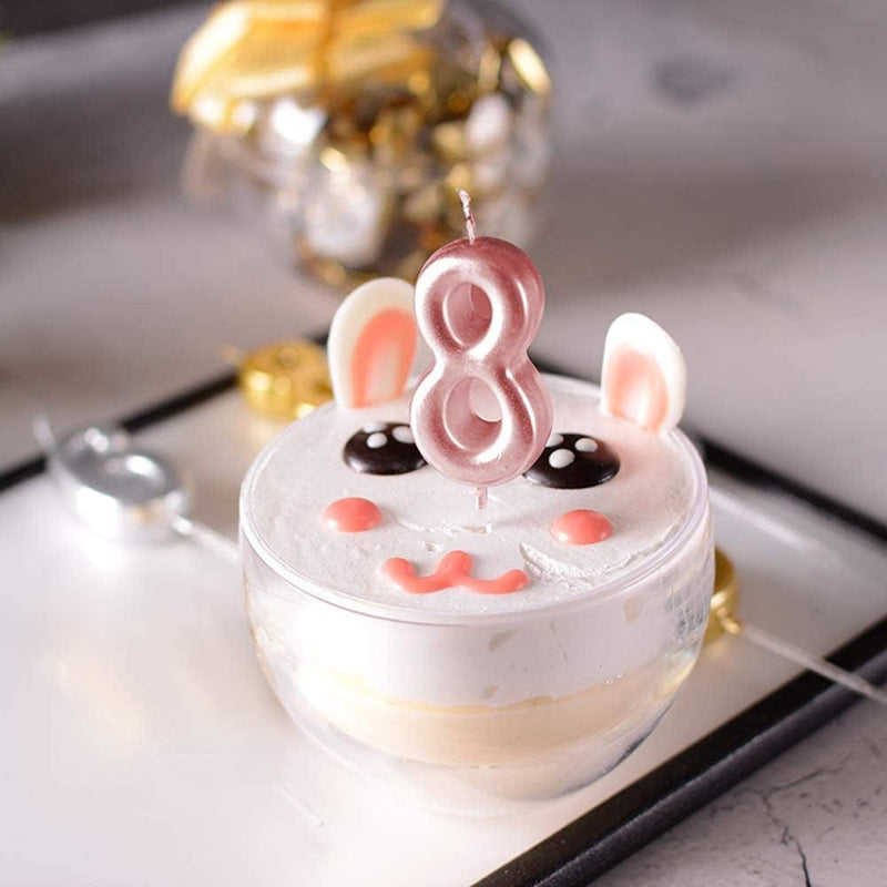 1St Birthday Candle First Year Pink Happy Birthday Number One Candles for Cake Topper Decoration for Party Kids Adults Numeral 1 10 100 11 21 16 14 12 18 13 11 91 Home & Garden > Decor > Seasonal & Holiday Decorations XNOVA   