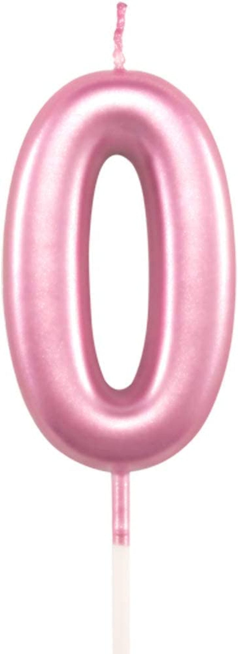 1St Birthday Candle First Year Pink Happy Birthday Number One Candles for Cake Topper Decoration for Party Kids Adults Numeral 1 10 100 11 21 16 14 12 18 13 11 91 Home & Garden > Decor > Seasonal & Holiday Decorations XNOVA Number 0  