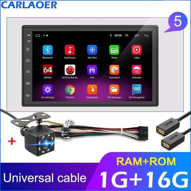 2 Din Android 8.1 Car Multimedia Video Player  7" Vehicles & Parts > Vehicle Parts & Accessories > Motor Vehicle Electronics KOL DEALS Russian Federation 1G 16G CAM 