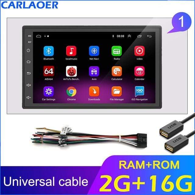 2 Din Android 8.1 Car Multimedia Video Player  7" Vehicles & Parts > Vehicle Parts & Accessories > Motor Vehicle Electronics KOL DEALS Russian Federation 2G 16G 