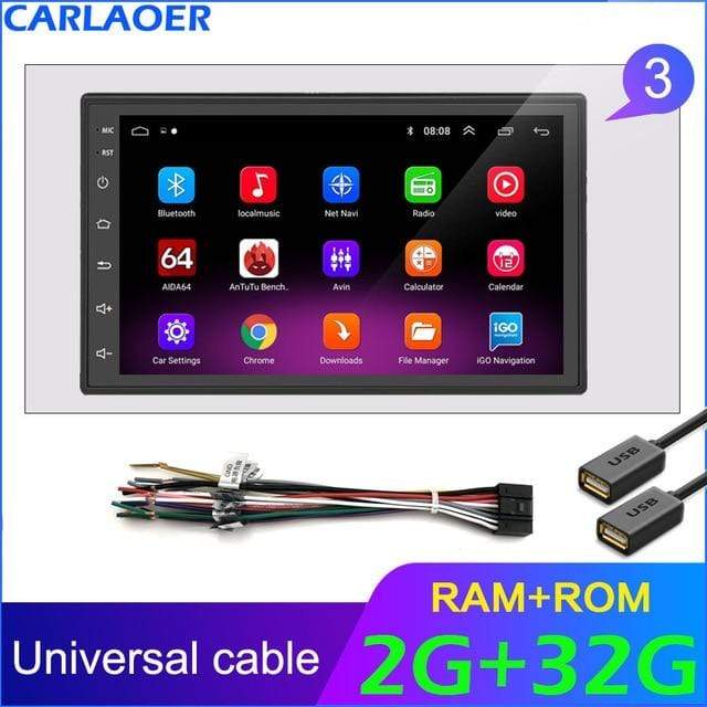 2 Din Android 8.1 Car Multimedia Video Player  7" Vehicles & Parts > Vehicle Parts & Accessories > Motor Vehicle Electronics KOL DEALS Russian Federation 2G 32G 