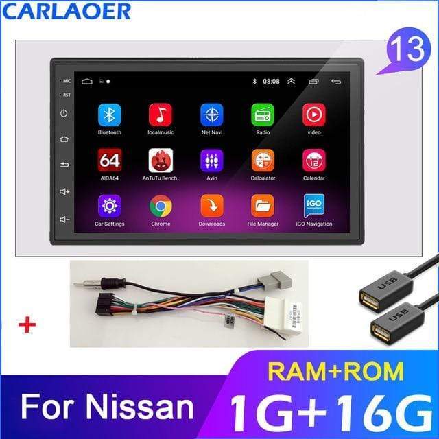 2 Din Android 8.1 Car Multimedia Video Player  7" Vehicles & Parts > Vehicle Parts & Accessories > Motor Vehicle Electronics KOL DEALS Russian Federation 1G 16G NISSAN 
