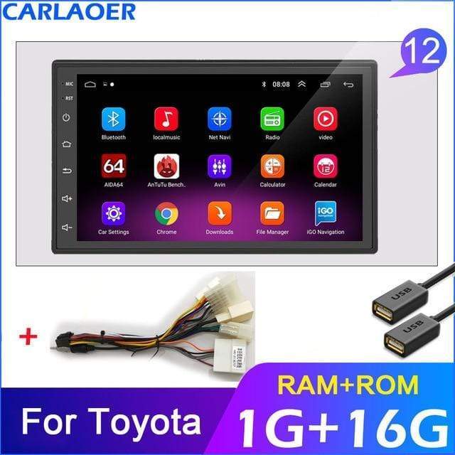 2 Din Android 8.1 Car Multimedia Video Player  7" Vehicles & Parts > Vehicle Parts & Accessories > Motor Vehicle Electronics KOL DEALS Russian Federation 1G 16G TOYOTA 