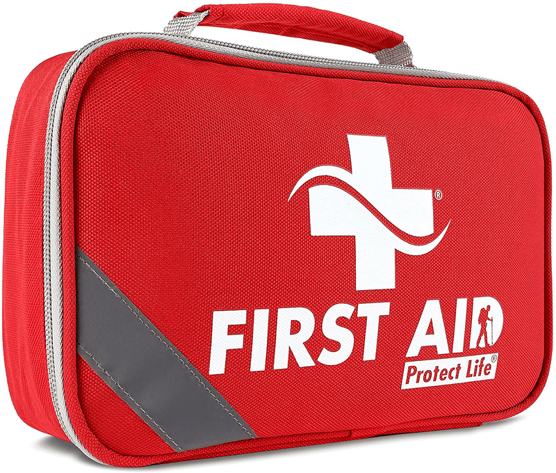 2-in-1 First Aid Kit for Car - 250 Piece - First Aid Kits for Businesses | Home First Aid Kit, Bonus Mini 1st Aid Kit, Emergency Supplies for Travel, Workplace & More Health & Beauty > Health Care > First Aid > First Aid Kits Protect Life 250 Piece Set  