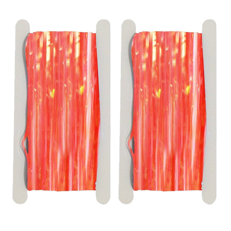 2 Pack Fringe Curtains Party Decorations,Tinsel Backdrop Curtains for Parties,Photo Booth Wedding Graduations Birthday Christmas Event Party Supplies Arts & Entertainment > Party & Celebration > Party Supplies Aetomce Orange 1*3M  