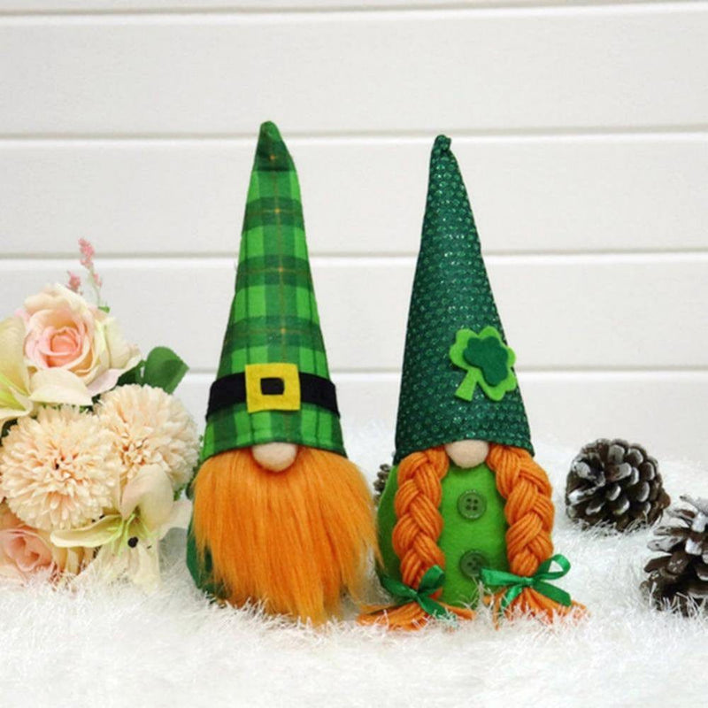 2 Pack St Patricks Day Decorations Gnomes,10 Inch Irish Handmade St. Patrick’S Day Gnomes Decor Gifts for Women, Valentine'S Day,St Patricks Day Table Decorations Gifts Home & Garden > Decor > Seasonal & Holiday Decorations Slopehill   