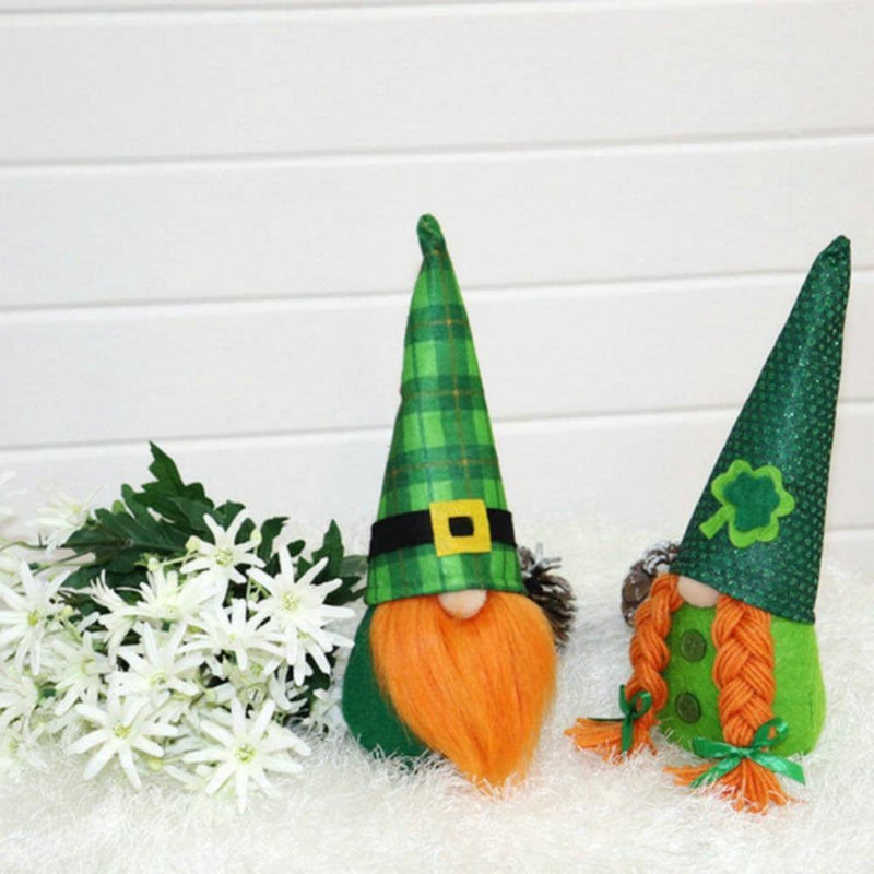 2 Pack St Patricks Day Decorations Gnomes,10 Inch Irish Handmade St. Patrick’S Day Gnomes Decor Gifts for Women, Valentine'S Day,St Patricks Day Table Decorations Gifts Home & Garden > Decor > Seasonal & Holiday Decorations Slopehill   
