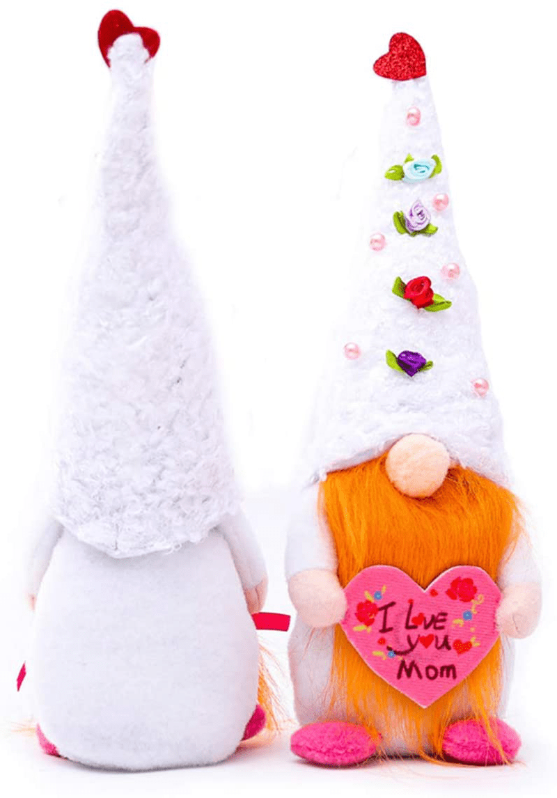 2 Pack Thanksgiving Day Gnome Decor, Handmade Plush Mother'S Day Scandinavian Tomte Swedish Gnome Cute Faceless Dwarf Household Ornaments,Thanksgiving Gift