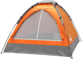 2-Person Camping Tent – Includes Rain Fly and Carrying Bag – Lightweight Outdoor Tent for Backpacking, Hiking, or Beach by Wakeman Outdoors Sporting Goods > Outdoor Recreation > Camping & Hiking > Tent Accessories Wakeman Orange  