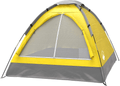 2-Person Camping Tent – Includes Rain Fly and Carrying Bag – Lightweight Outdoor Tent for Backpacking, Hiking, or Beach by Wakeman Outdoors Sporting Goods > Outdoor Recreation > Camping & Hiking > Tent Accessories Wakeman Yellow  