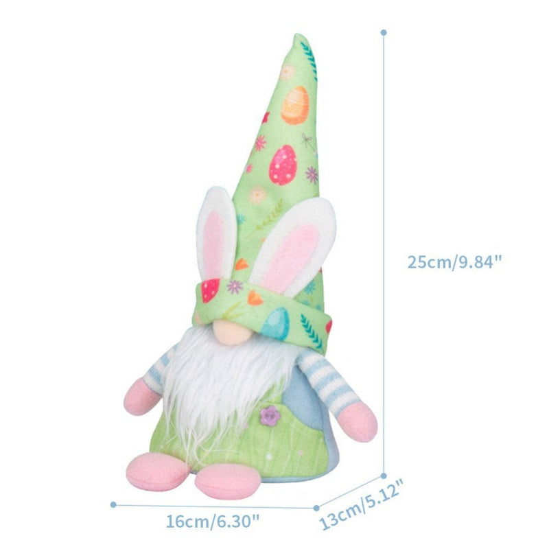 2 Pieces Easter Gnomes Plush with LED Light, Handmade Swedish Gnome Ornament Sequins Elf Dwarf Decors for Home Household Spring Decoration Home & Garden > Decor > Seasonal & Holiday Decorations Crowdstar   
