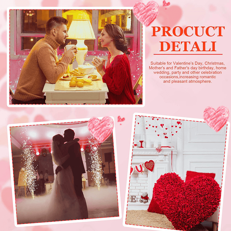 2 Pieces Valentine Day Heart Lights Decorations 10 Feet 20 LED Red Heart Shaped String Lights Valentines Fairy Lights Battery Operated for Valentine'S Day Mother'S Day Bedroom Wedding Anniversary Party Home & Garden > Decor > Seasonal & Holiday Decorations Mudder   