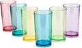 20-Ounce Acrylic Glasses Plastic Tumbler, Set of 6 Multicolor - Hammered Style, Dishwasher Safe, BPA Free Home & Garden > Kitchen & Dining > Tableware > Drinkware KX-WARE Multicolor 6 