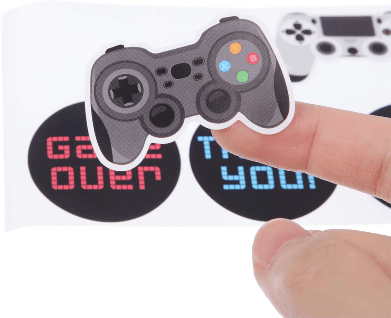 200 Pieces Video Game Controller Stickers for Video Game Party Supplies, Boys Birthday Party Decorations, 5 Styles Arts & Entertainment > Hobbies & Creative Arts > Arts & Crafts > Art & Crafting Materials > Embellishments & Trims > Decorative Stickers Outus   