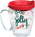 Tervis Coton Colors - Love Stripes Insulated Tumbler with Wrap and Red Lid, 16Oz, Clear Home & Garden > Kitchen & Dining > Tableware > Drinkware Tervis Jolly Stockings 16oz Mug 