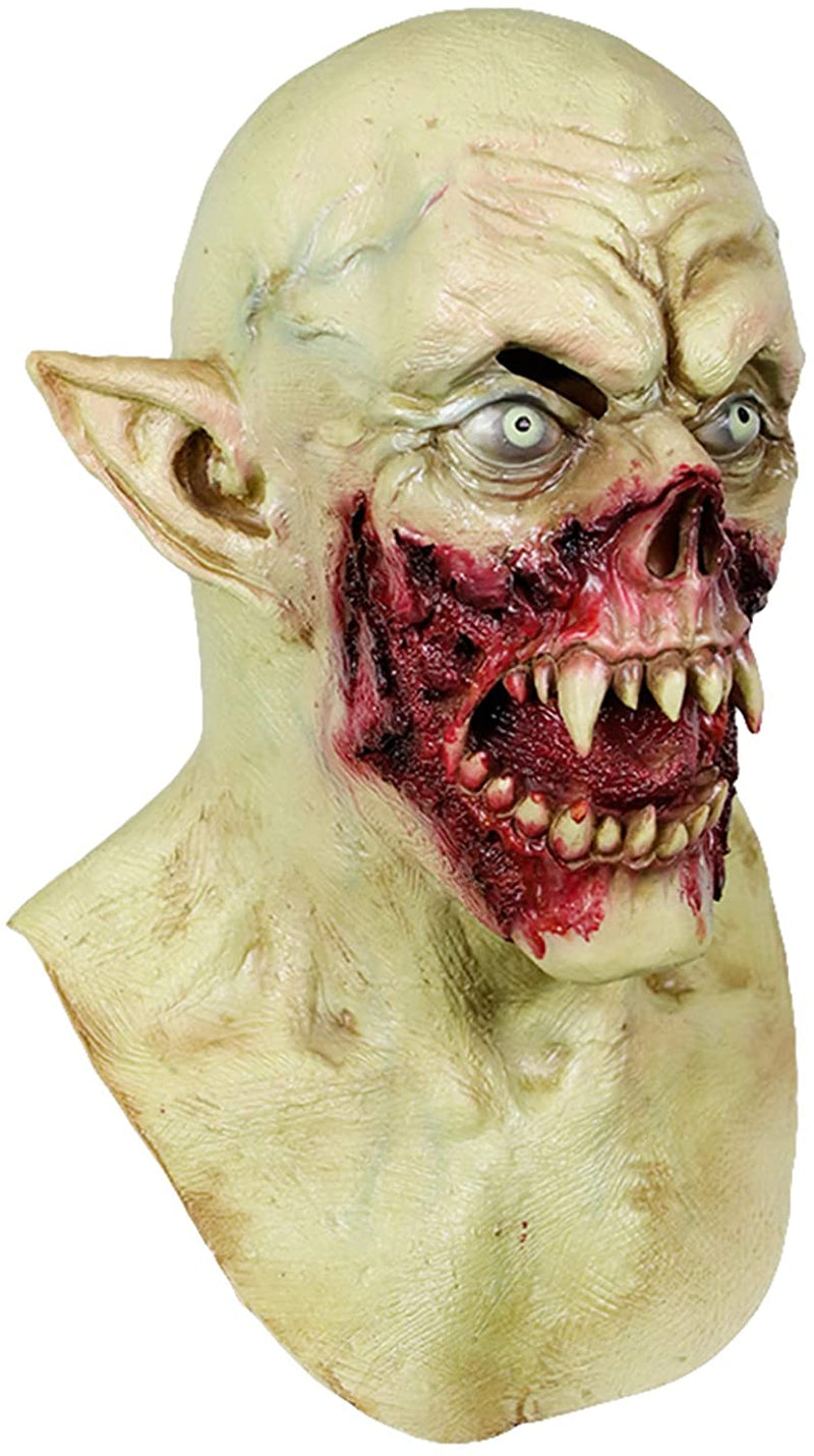 MOLEZU Vampire Mask Scary Dracula Monster Halloween Costume Party Horror Demon Zombie (Earthy Yellow)  MOLEZU   