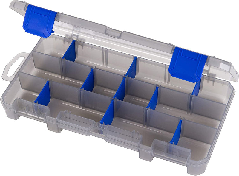 Flambeau Outdoors Zerust MAX 4004ZM Tuff Tainer-Partial Bulk Storage Compartment Section, 20 Compartments and 15 Removable Dividers-11" L X 7.25" W X 1.75" D-Fishing and Tackle Storage Utility Box Sporting Goods > Outdoor Recreation > Fishing > Fishing Tackle Flambeau Inc. 18 Compartments  